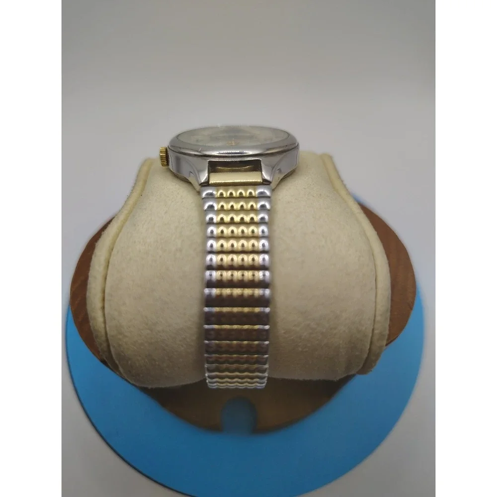 Carriage By Timex‎ Women's Quartz Watch Two Tone Stainless Steel New Battery